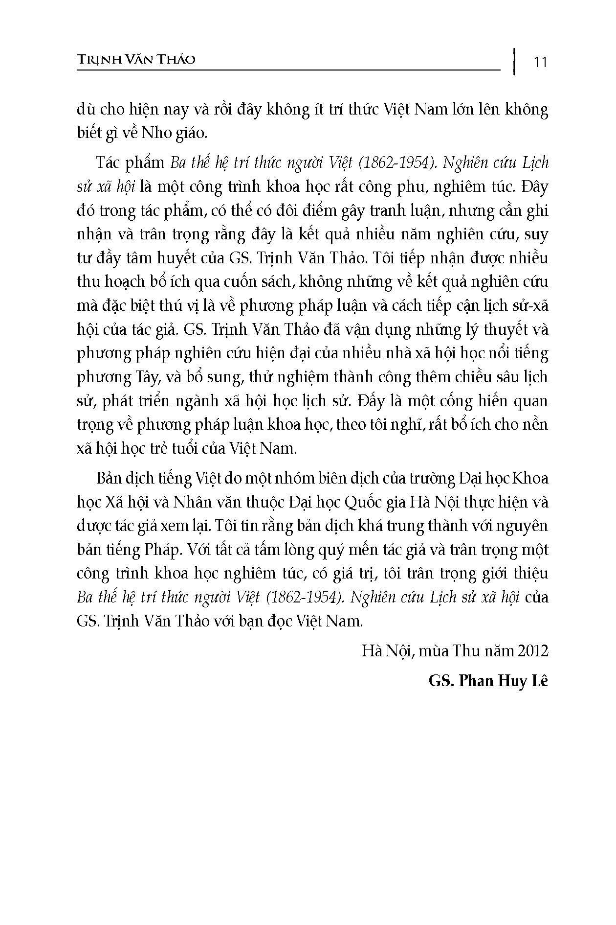 Ba Thế Hệ Trí Thức Người Việt (1862 - 1954) - Nghiên Cứu Lịch Sử Xã Hội