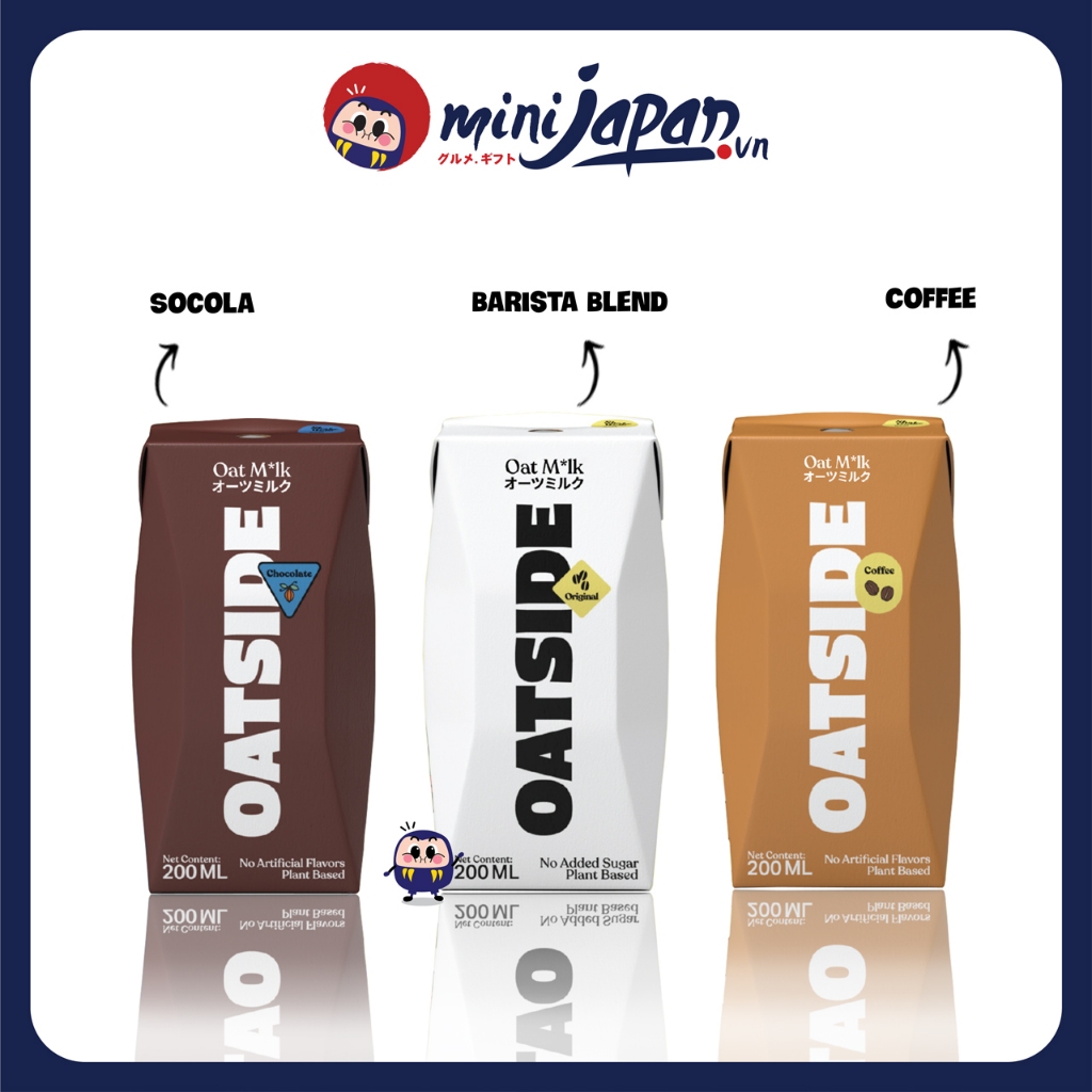 Hộp Nhỏ 200ml Sữa Yến Mạch Oatside Barista Oat Milk Indonesia