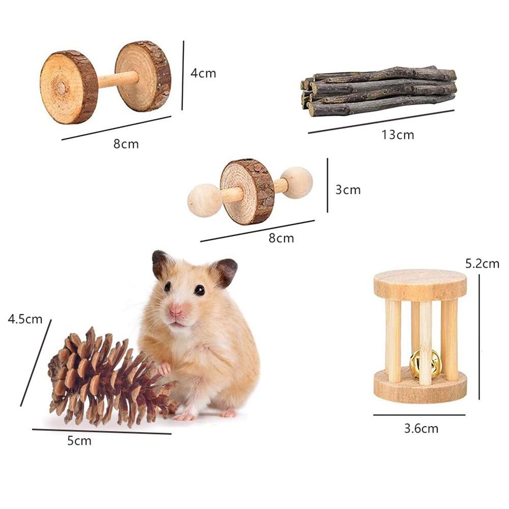 Đồ Chơi Đường Hầm Bằng Gỗ Cho Chuột Hamster