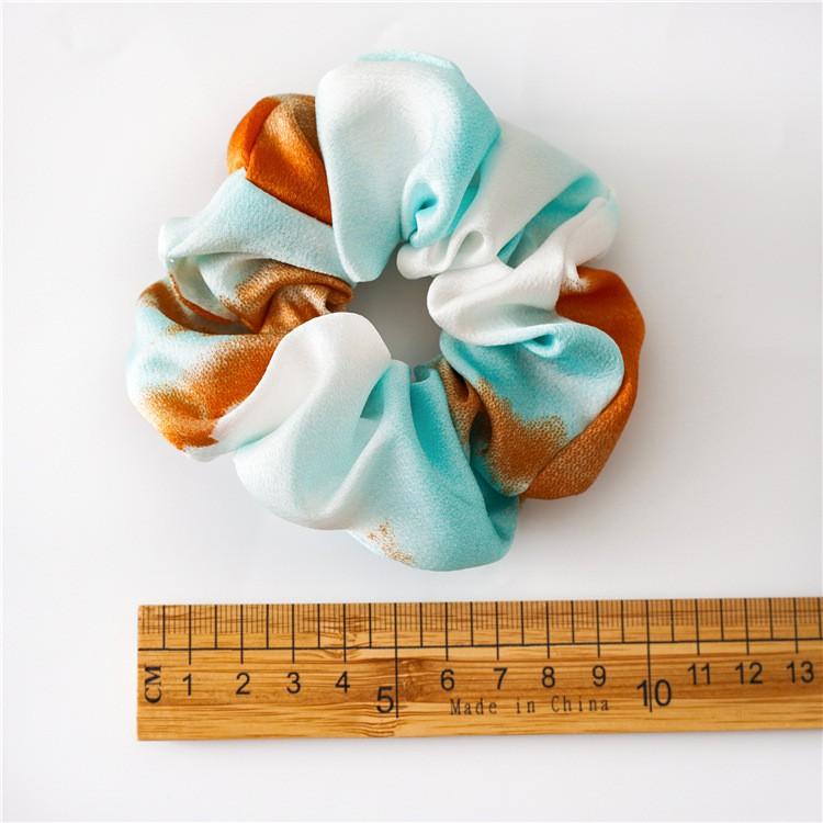 Dây Cột Tóc Scrunchies Màu Loang Phong Cách Hàn Quốc Chất Liệu Vải Satin - Mã DT016