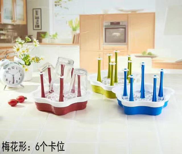 Úp cốc 6 hình bông mai 2670