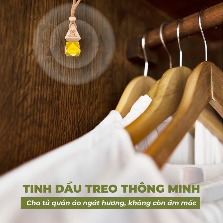 Tinh dầu thiên nhiên nguyên chất Nhà Mộc chai treo xe, treo phòng, tủ quần áo khử mùi, tạo hương thơm thư giãn