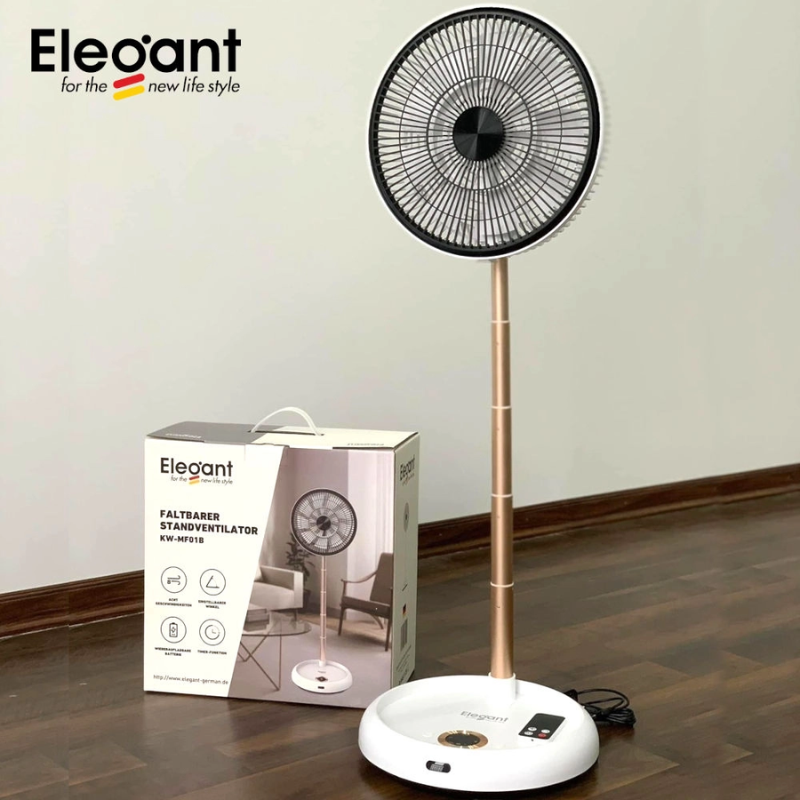 Quạt gấp thông minh Elegant KW-MF01B - Hàng chính hãng