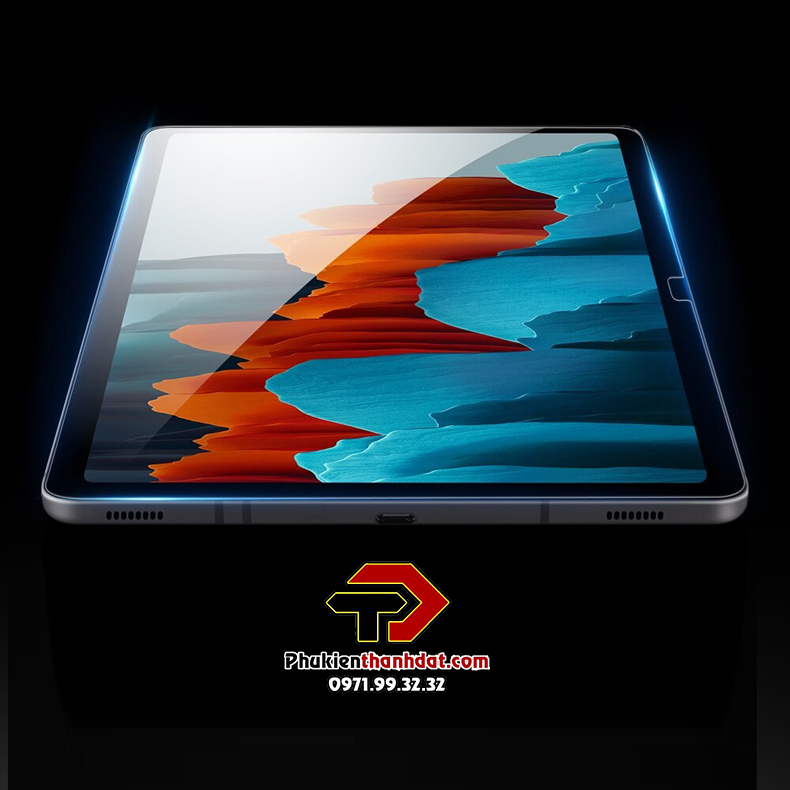 Tấm dán kính cường lực cho SamSung Galaxy Tab S10+ Plus chính hãng Glass Pro+ vát cạnh - Hàng chính hãng