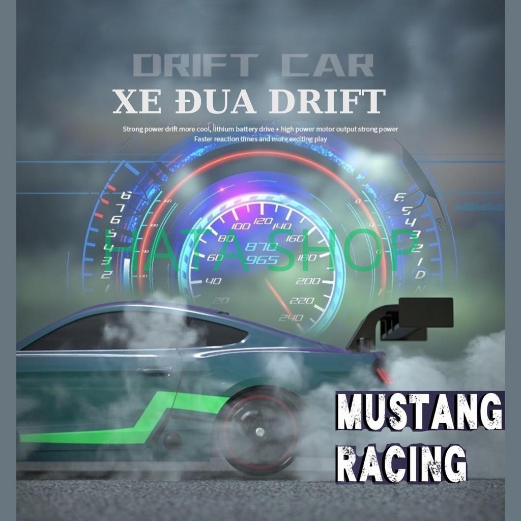 Xe Đua Drift RC-18 Điều Khiển Từ Xa Mustang GTR 1:16 tốc độ cao 35km/h 2.4GHz