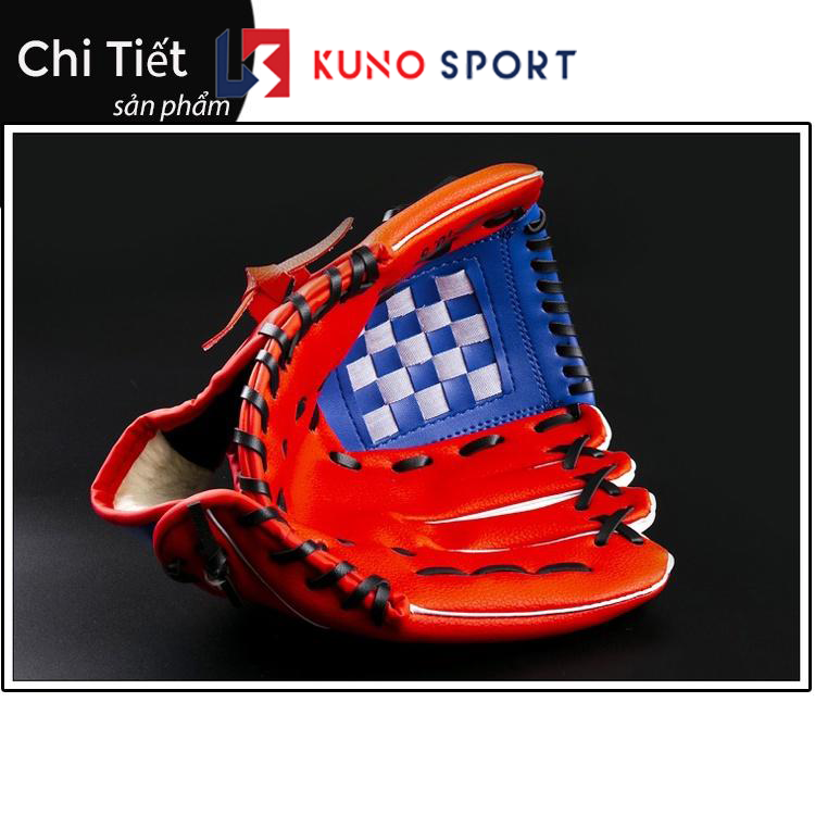 Găng tay bóng chày da pu  KUNOSPORT size tay 10,5/11,5/12,5inch găng tay chơi bóng chày cao cấp