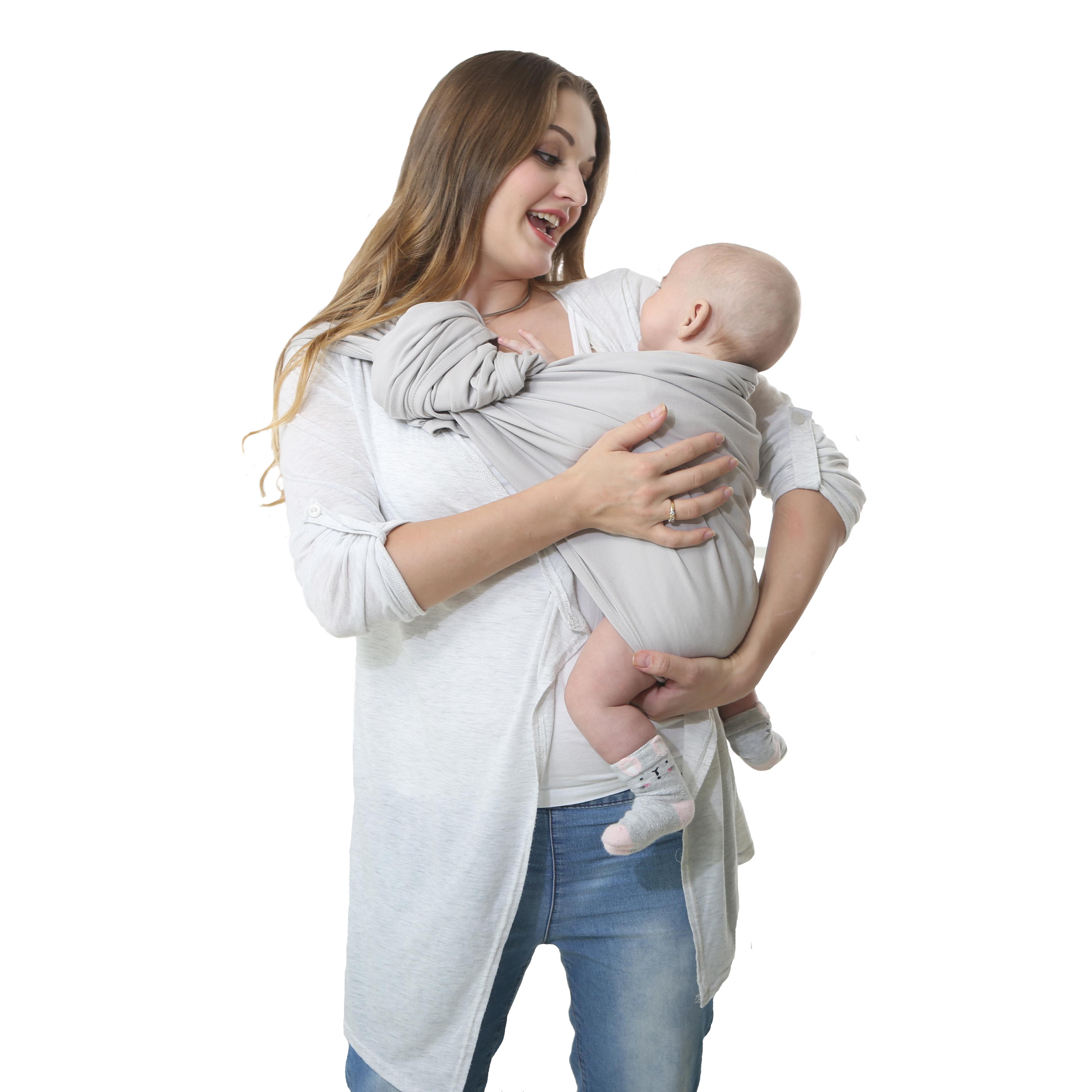 Nguyên Chất Cotton Tàu Sân Bay Trẻ Sơ Sinh Có Thể Điều Chỉnh Vòng Sling Sơ Sinh Tàu Sân Bay Bọc Kangaroo Em Bé Dây Mẹ Điều Dưỡng Bao Khăn