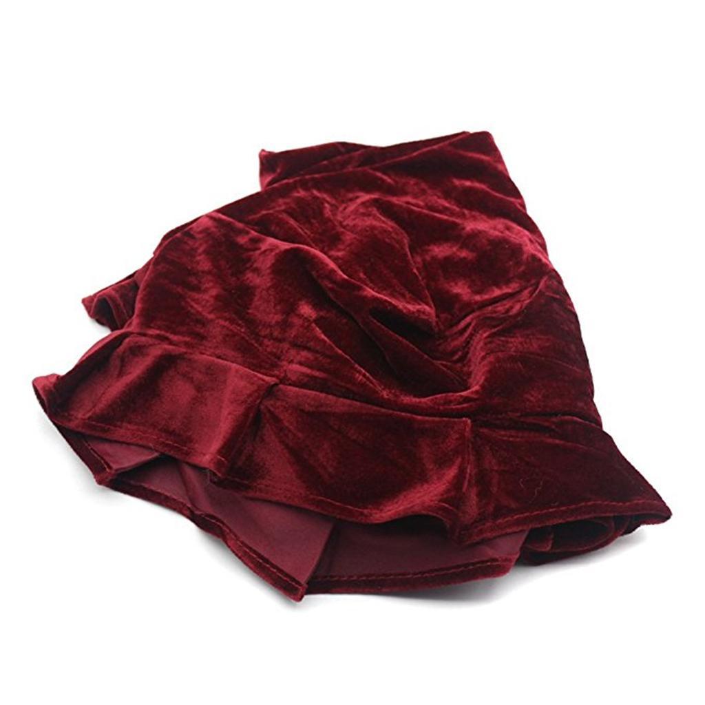 Grand Piano Velvet Bordered Dust Protective Cover + 1-Seater Bench Cover