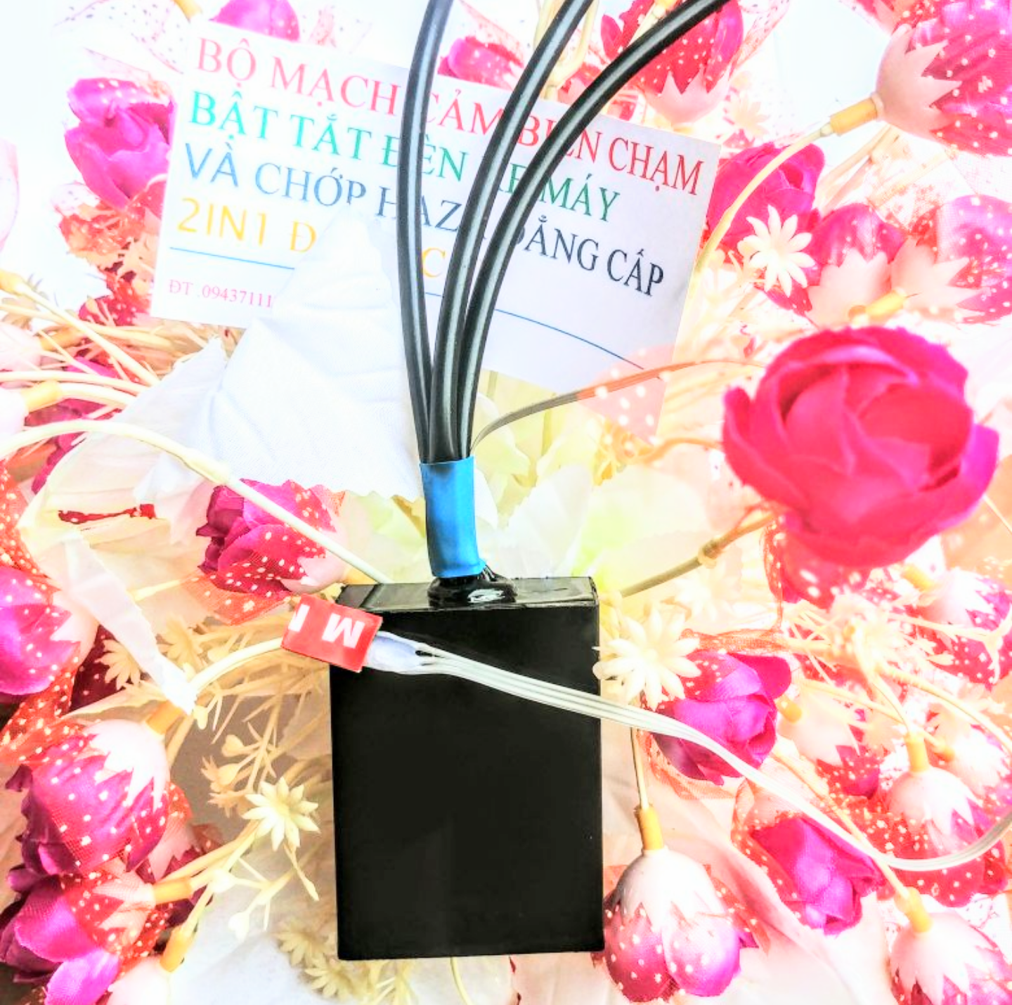 BỘ CẢM BIẾN BẬT TẮT ĐÈN+CHỚP2IN1 LẮP CHO TẤT CẢ CÁC LOẠI XE MÁY MẪU MỚI HÀNG CAO CẤP