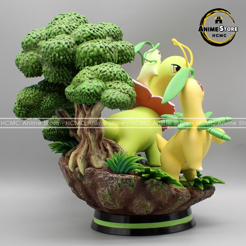 Mô hình Pokemon tiến hóa Chikorita - Bayleef - Meganium có led cực ngầu