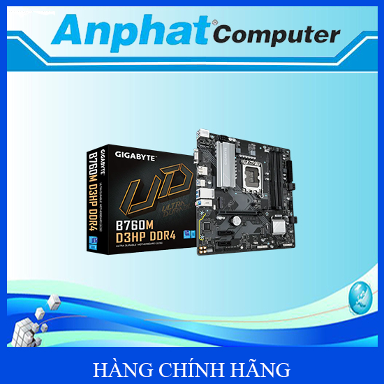 Mainboard Gigabyte B760M D3HP DDR4 Socket LGA1700 - Hàng Chính Hãng