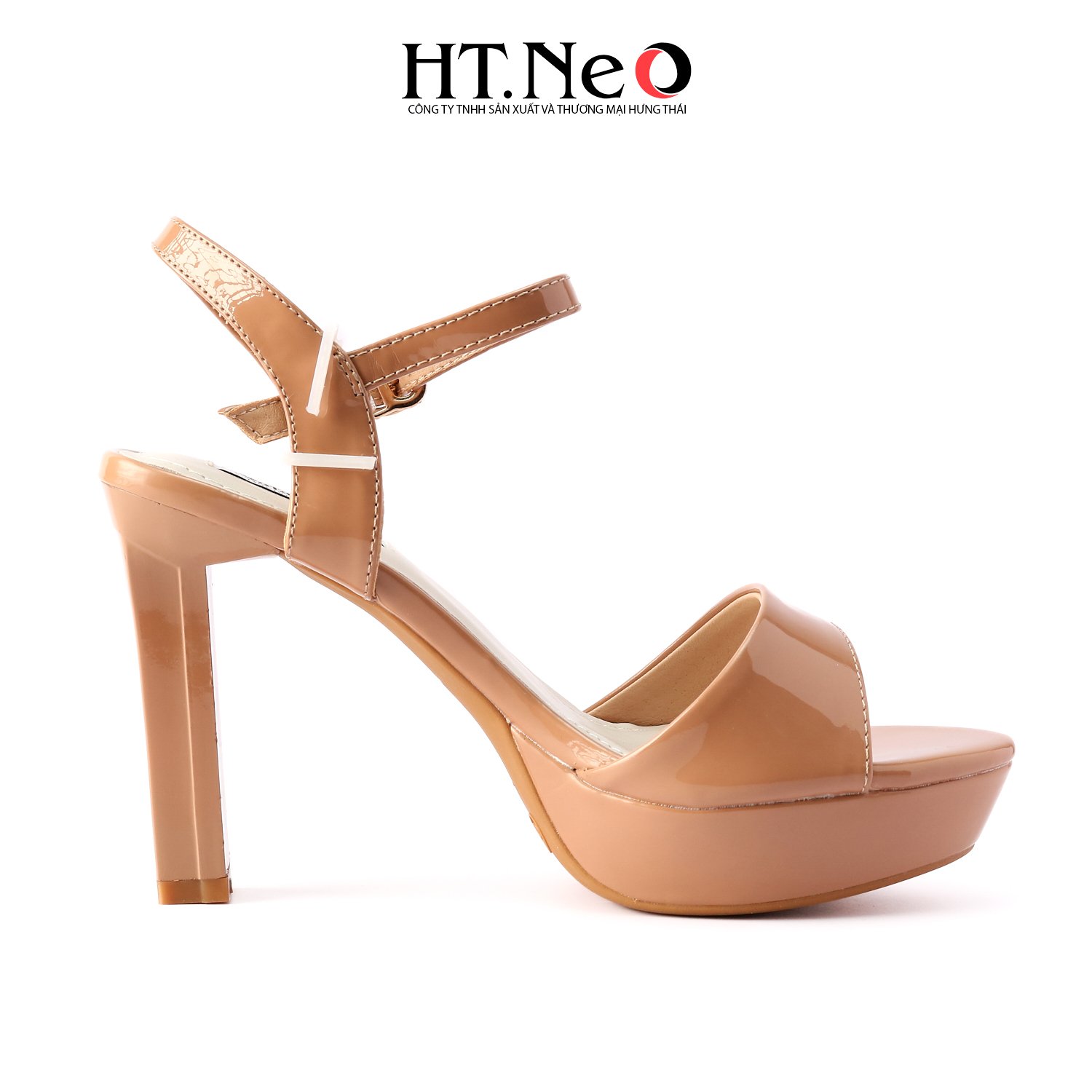 Sandal nữ HT.NEO 11p hai đế 1 bản da bóng trơn, da cao cấp,  cực dễ đi, thoải mái sdn126