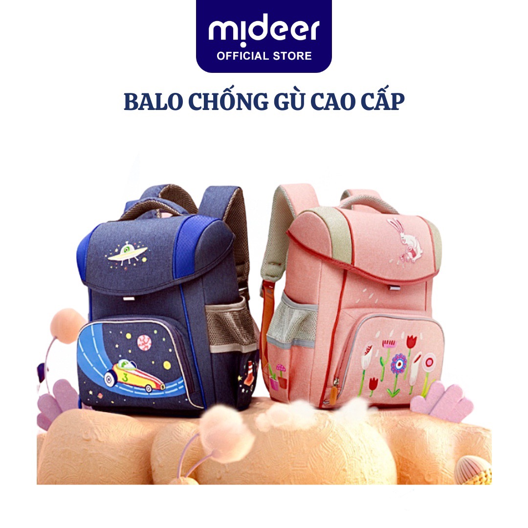 Balo Cặp Chống Gù cho bé tiểu học cấp 1 Mideer Spinecare,siêu nhẹ đi học cho bé trai và bé gái