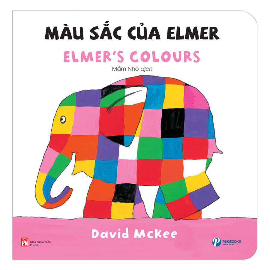 Combo Bộ Sách Song Ngữ: Elmer’s Board Book (4 Cuốn)