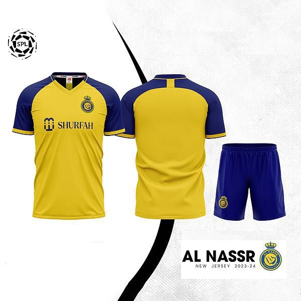 Bộ Quần Áo Bóng Đá Người Lớn – CLB Al – Nassr