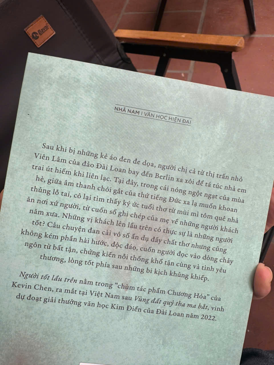 NGƯỜI TỐT LẦU TRÊN - Kevin Chen - Nguyễn Vinh Chi dịch – Nhã Nam – NXB Hà Nội