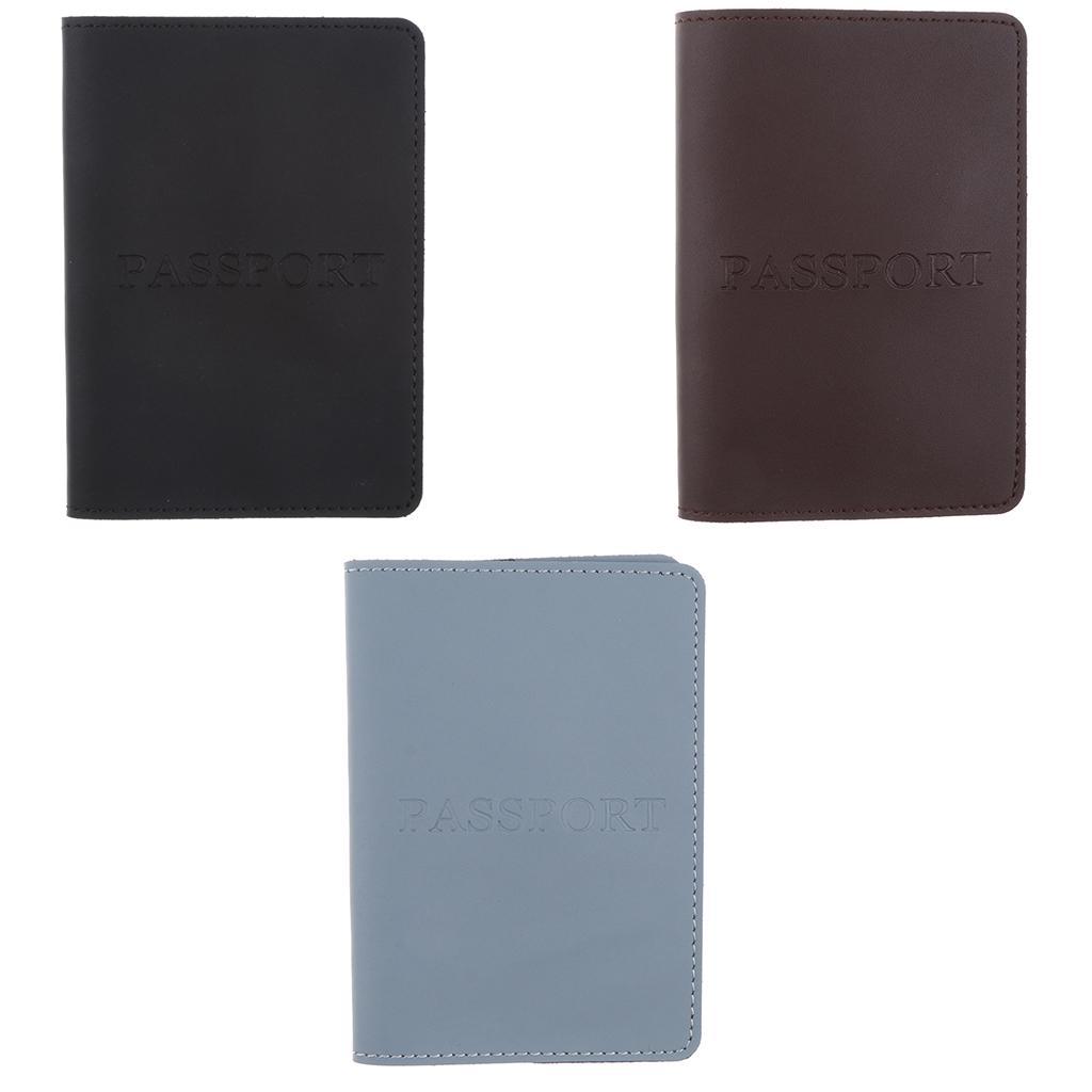 New Travel Leather  Holder Card Case Protector