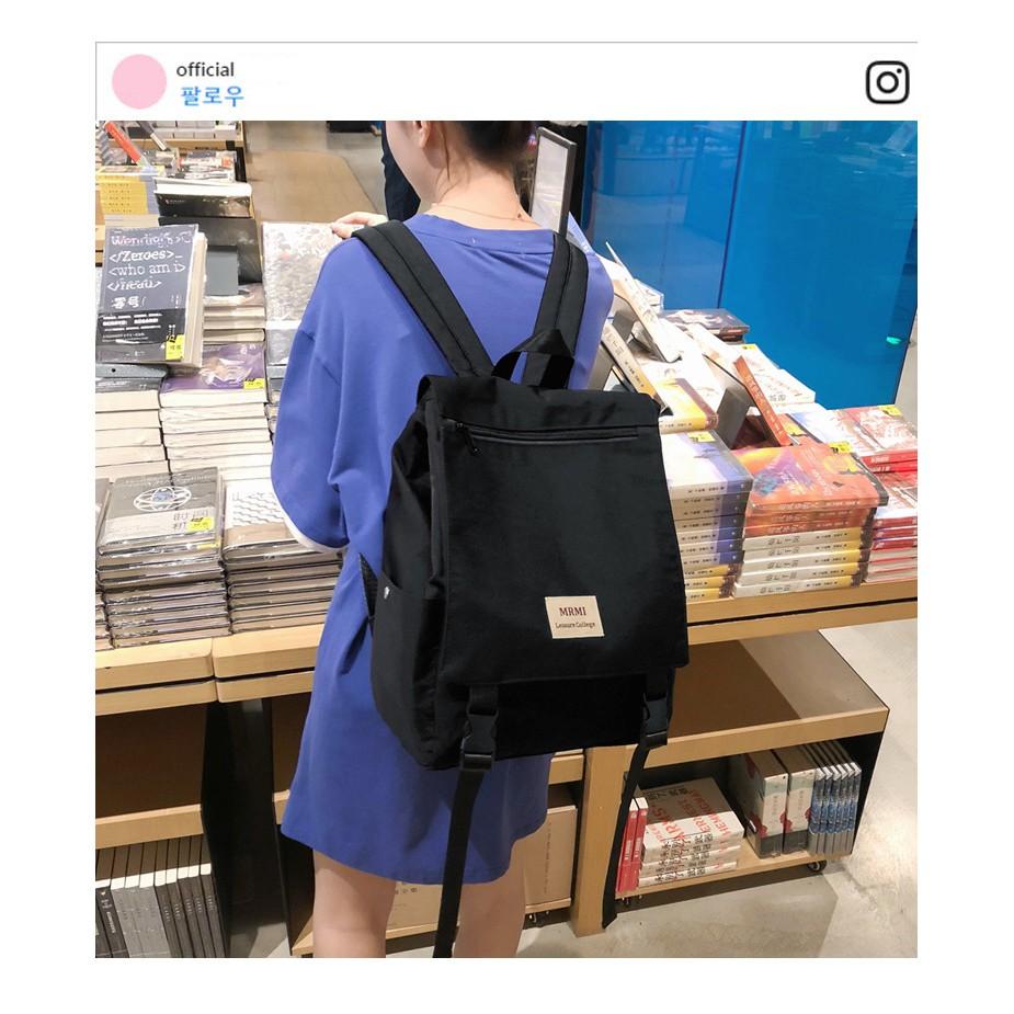 BALO thời Trang, Ba lô Đi Học, Balo Giá rẻ ulzzang MRMI Hàn Quốc kẻ cực đáng yêu chất vải cực tốt