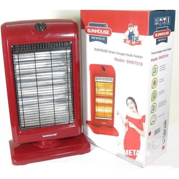 SƯỞI ĐIỆN 3 BÓNG HALOGEN SUNHOUSE SHD7016-hàng chính hãng