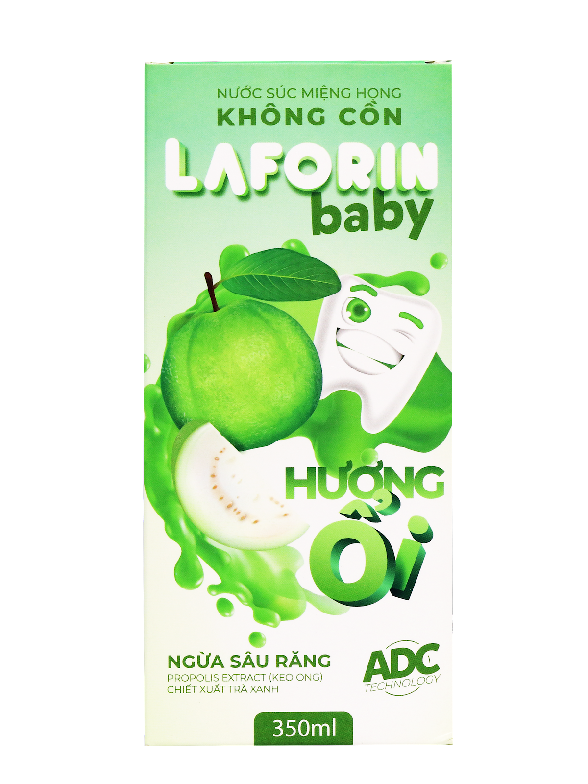 Nước súc miệng Laforin Baby kháng khuẩn, ngăn ngừa sâu răng dành cho trẻ em 350ml