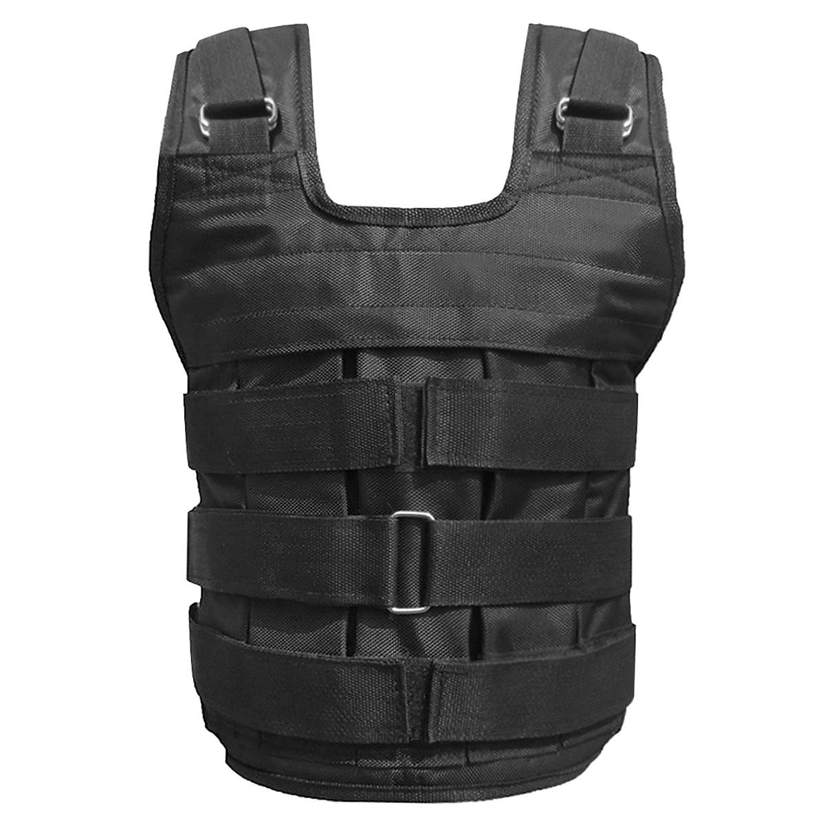 Áo tạ thể lực Oxford từ 25kg đến 30kg có thể điều chỉnh chuyên dụng tập luyện khi đánh quyền anh )