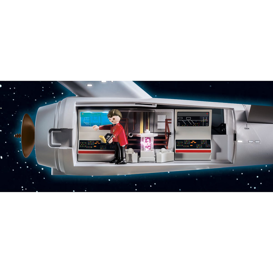 Đồ chơi mô hình Playmobil Trạm du hành vũ trụ Star Trek Enterprise NCC-1701