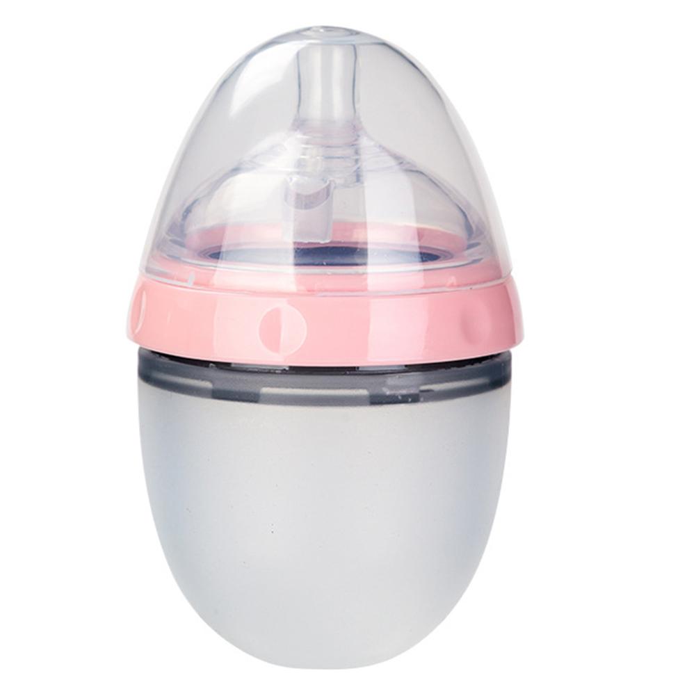 Bình Sữa Em Bé Cho Bé Ngực Bình Sữa Cổ Rộng Núm Vú Silicone Cho Ăn Cai Sữa Sữa Sữa Mẹ Cai Sữa Hiện Vật