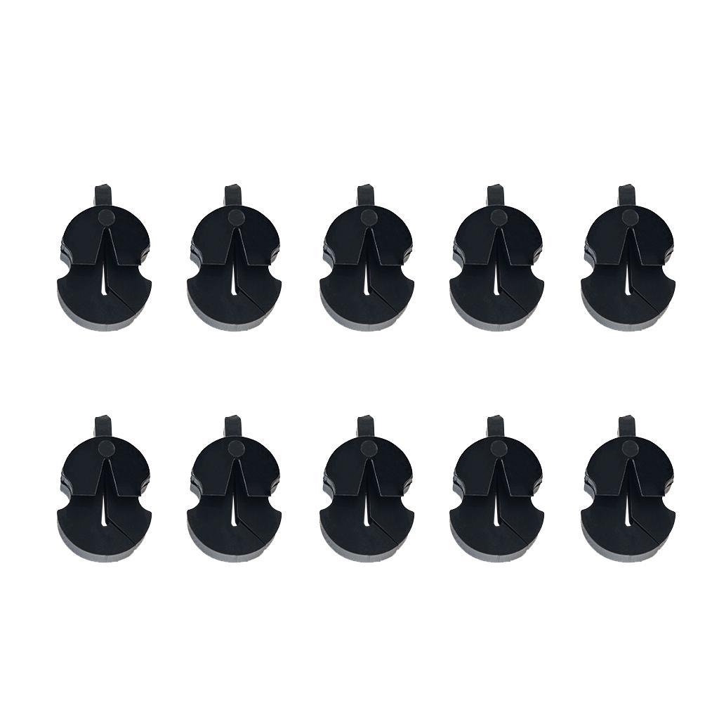10pcs Rubber Violin Mute for 1/2 3/4 4/4 Fiddle Training Practicing