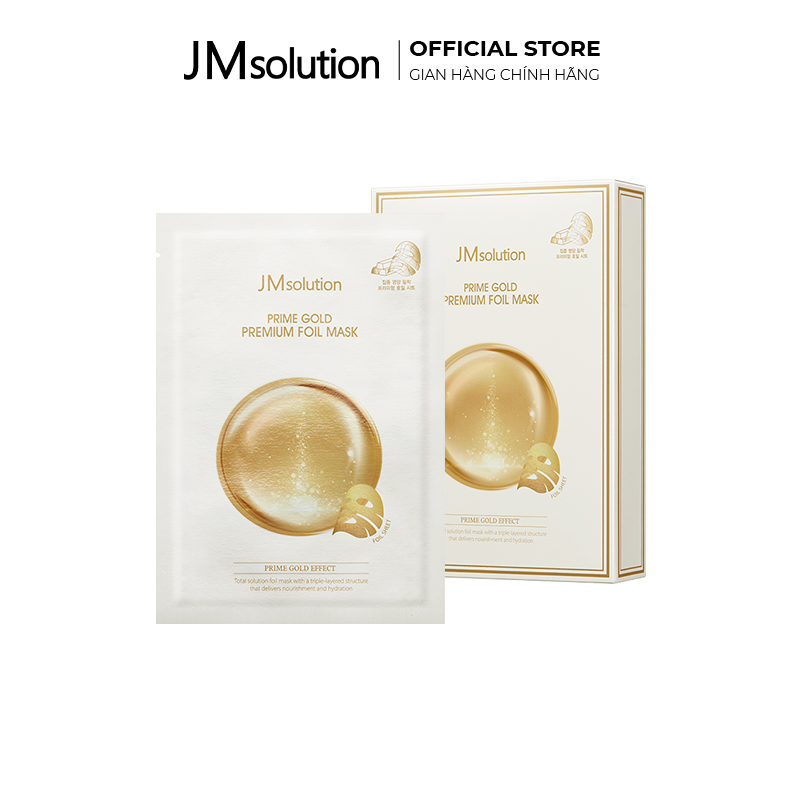 Mặt Nạ Săn Chắc Da JMsolution Prime Gold Premium Foil 30ml