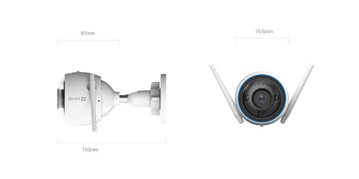 {H3 3K} camera wifi hikvision ezviz ngoài trời CS-H3-R100-1J5WKFL ra mắt Quí 4.2022 - Hàng chính hãng
