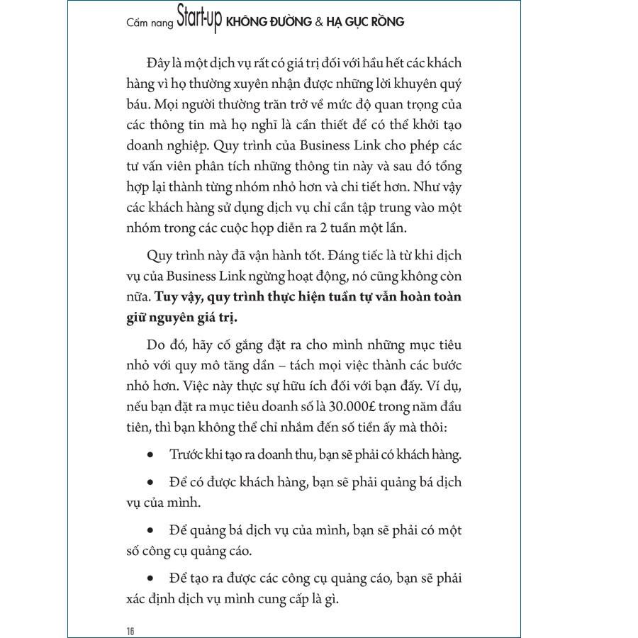 Cẩm Nang Start Up - Không Đường Và Hạ Gục Rồng - Minh Long - Bản Quyền
