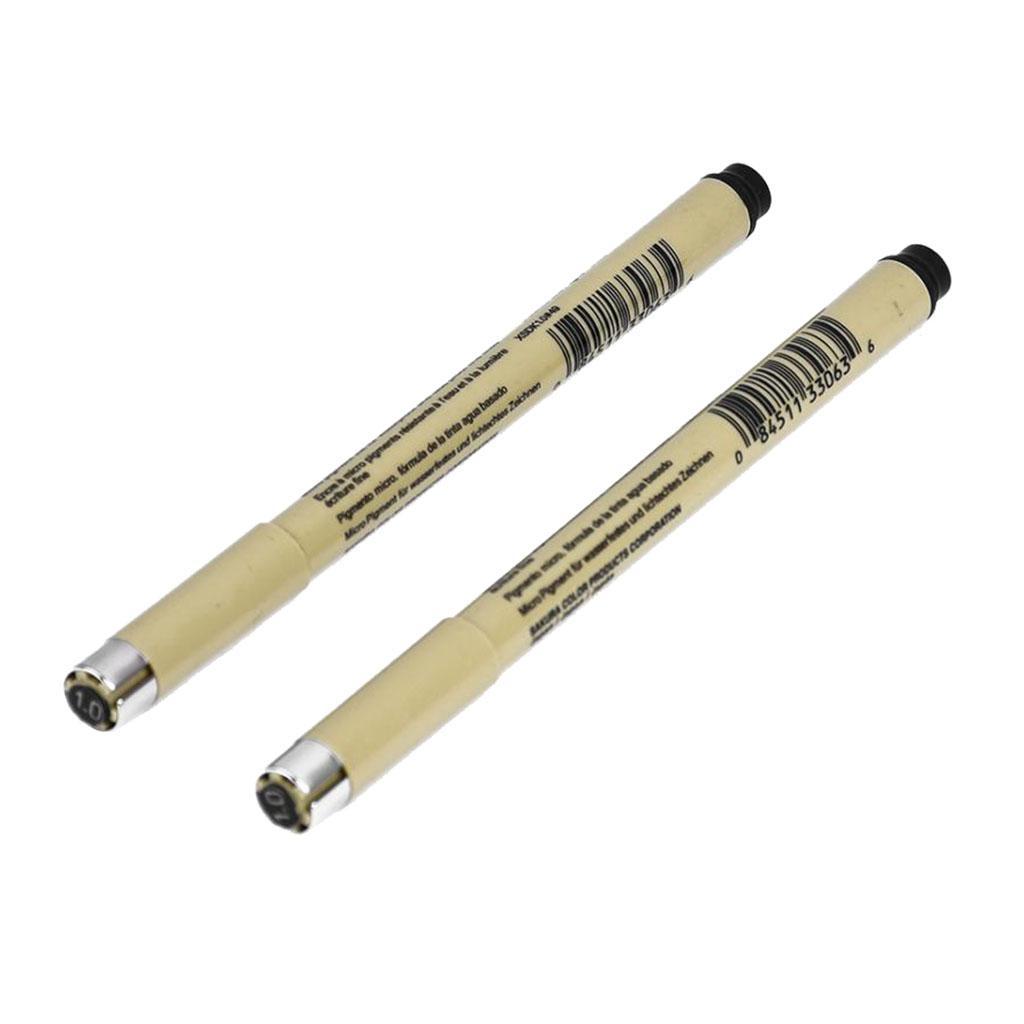 2pcs PIN-1.0 Graphic Sketch Pen for Engineering-drawing Writing