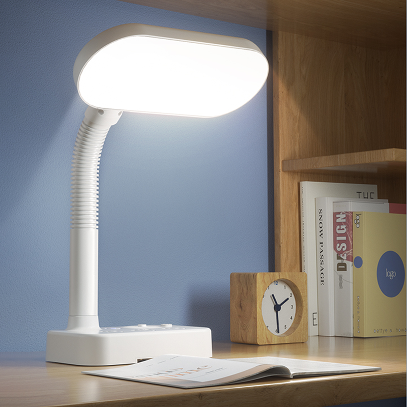 Đèn LED Để Bàn, Đèn Học Chống Cận Đọc Sách Làm Việc Kèm Ổ Cắm