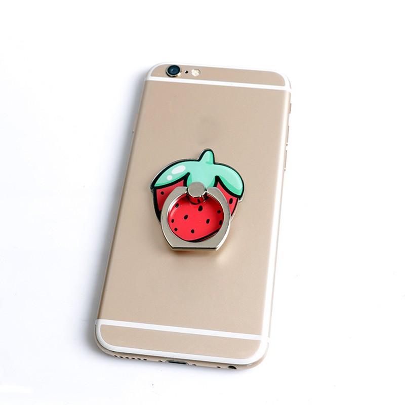 Giá Đỡ Điện Thoại Dạng Nhẫn Đeo Tay Hoạt Hình Xinh Xắn