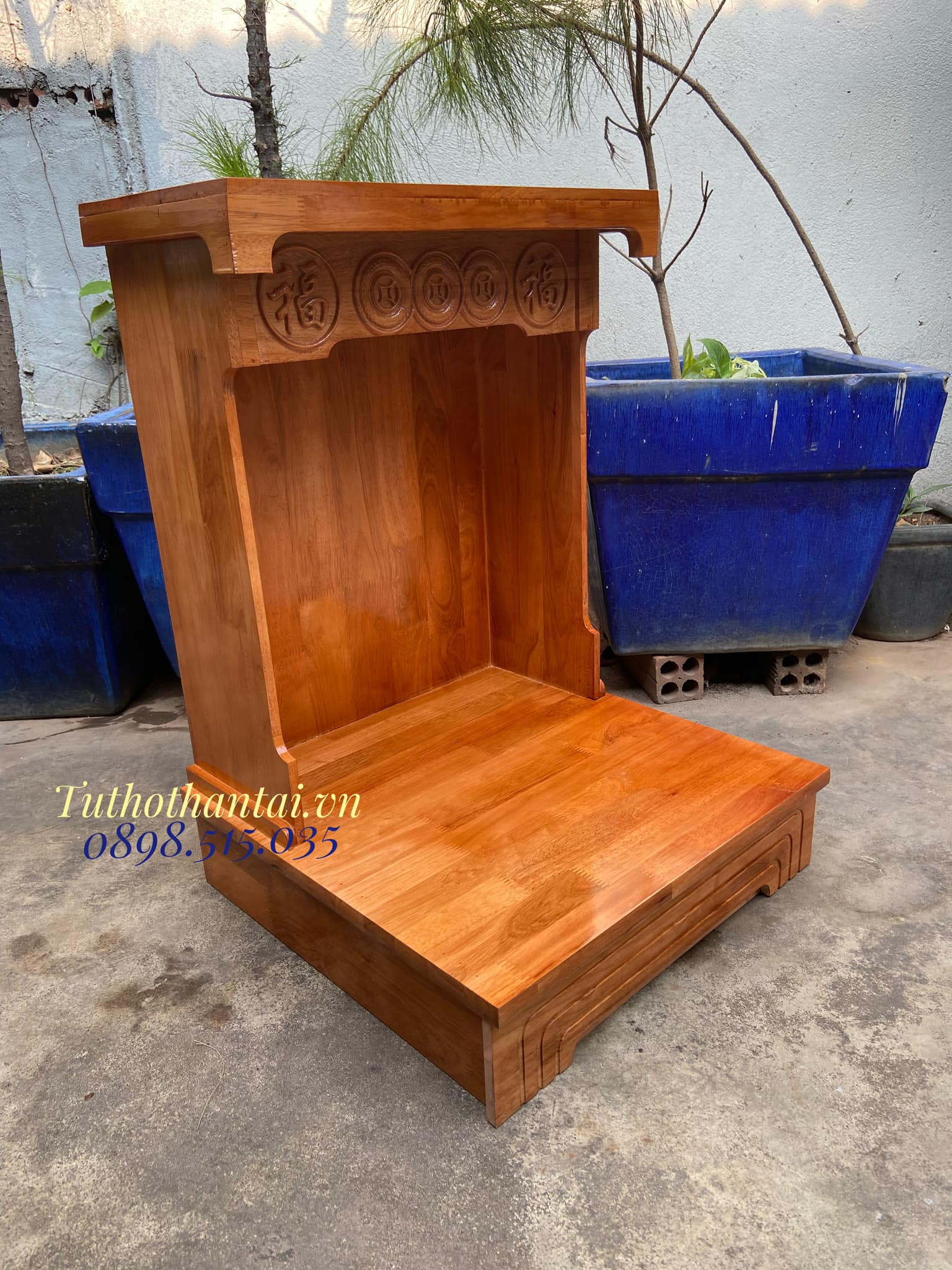 Bàn thờ thần tài ông địa mẫu hiện đại 48 X 68CM