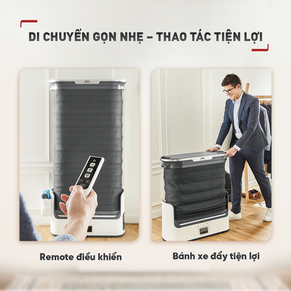 Máy chăm sóc quần, áo đa năng Tefal YT4050E1 - Hàng chính hãng