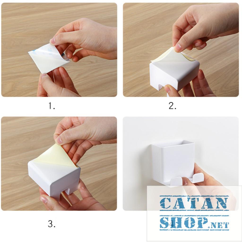 Kệ treo Sạc Điện Thoại tiện dụng, Kệ đựng remote máy lạnh đa năng cho không gian nhà bạn thật gọn gàng. GD153-KRKTSac