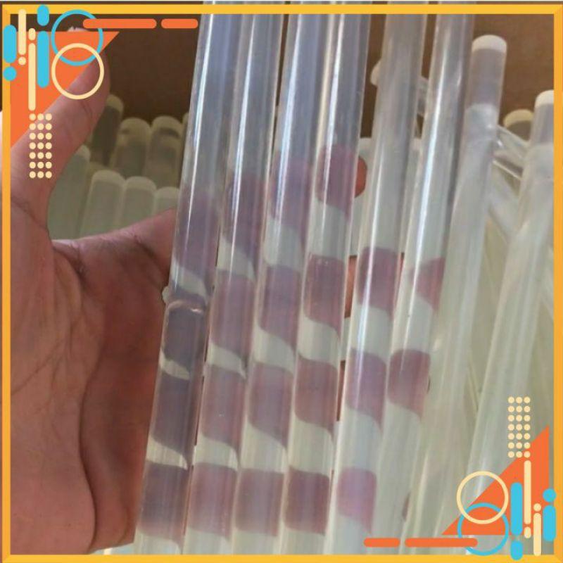 BỘ 10 CÂY KEO NẾN MIỄN PHÍ GIAO HÀNG KEO NẾN SILICON LOẠI NHỎ TRẮNG ĐỤC DÀI 25CM DÙNG CHO SÚNG BẮN KEO TIỆN DỤNG