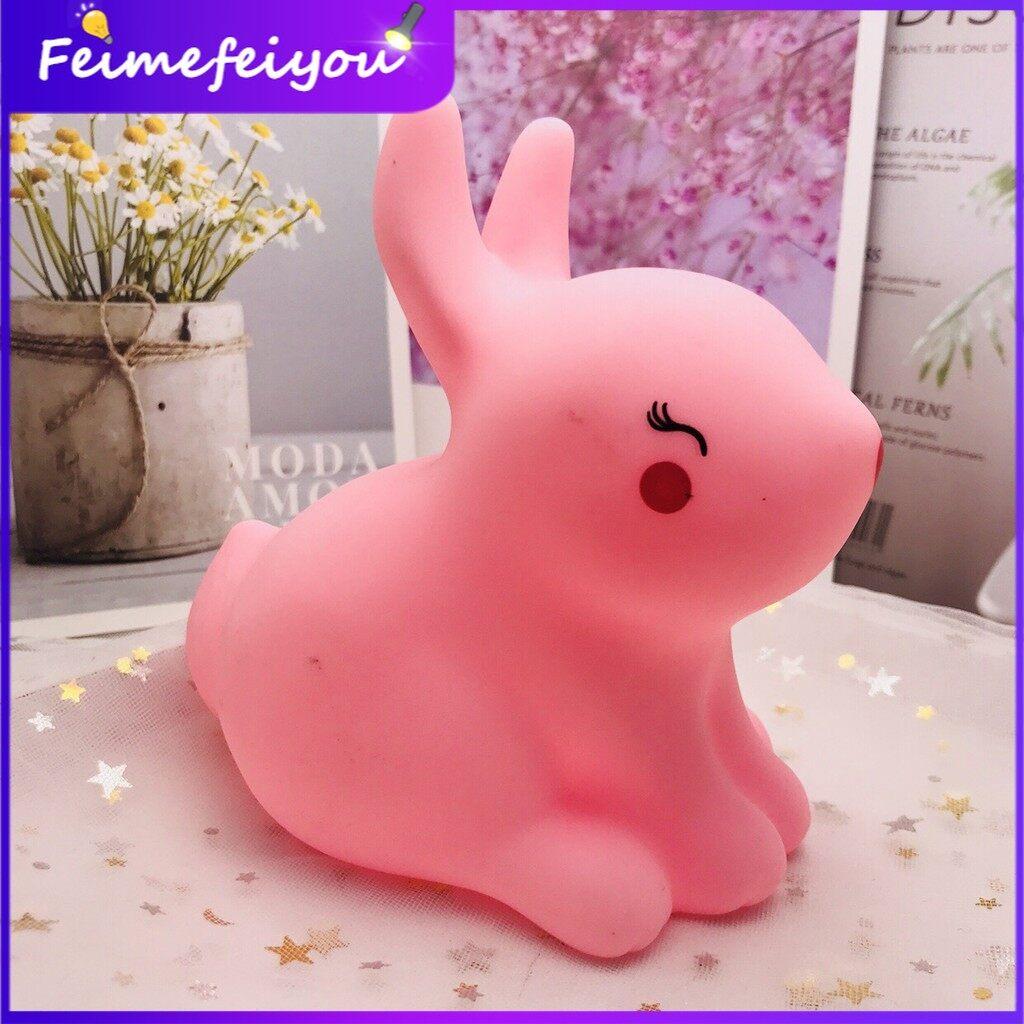 Feimefeiyou LED Decorative lights/ Night Light, White lighting, Rabbit/ Sheep/ Dinosaur/ Snow dragon/ Unicorn/ Rainbow, Cute style, For indoor, children's room Decoration Lamp, Use Button Battery