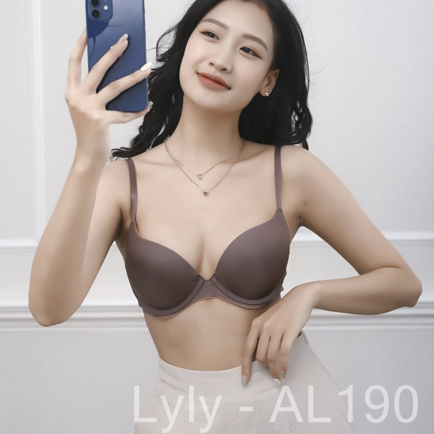 Áo lót nữ trơn có gọng đệm mỏng cho những người Ngực To Lylylorem AL190