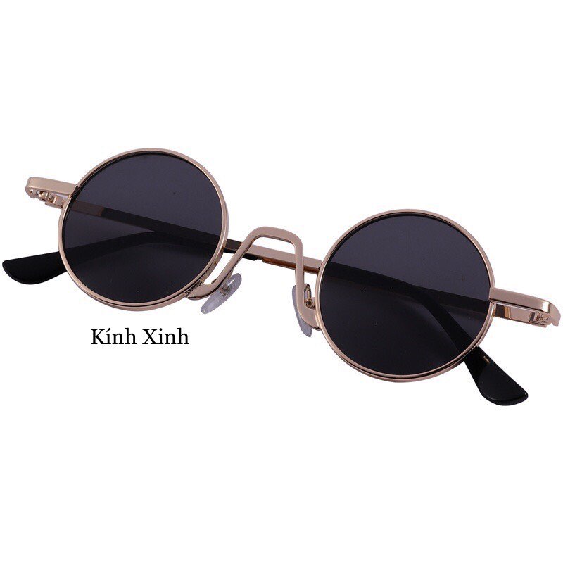 Kính mát Mắt Tròn Nhỏ Mini Thời Trang Hottrend