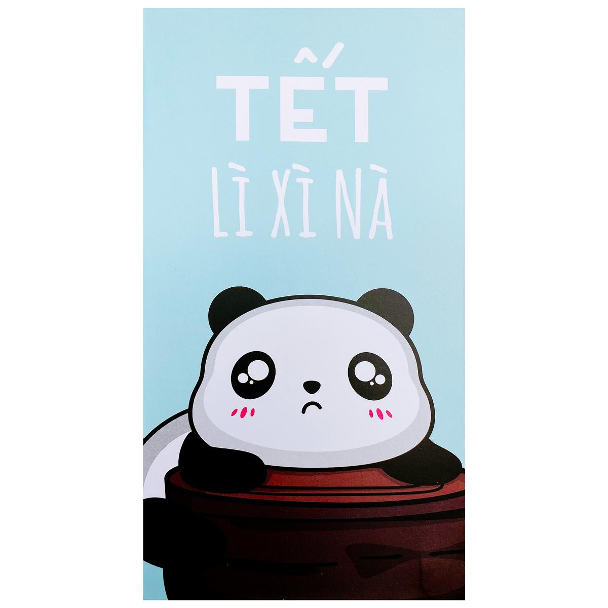 Bộ 5 Bao Lì Xì Tết Bính Ngọ 2026 - Futurebook L388 - Tết Lì Xì Nà - Màu Xanh Da Trời