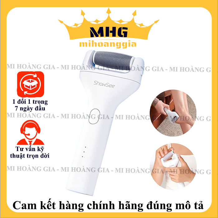 Máy chà gót chân tẩy tế bào chết Showsee B1-W tiện lợi - Hàng nhập khẩu