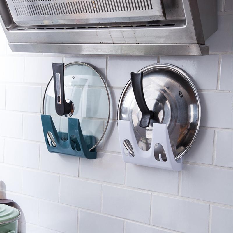 2pcs đục lỗ nồi miễn phí giá đỡ giá đỡ Hộ gia đình Tường treo tường treo tường