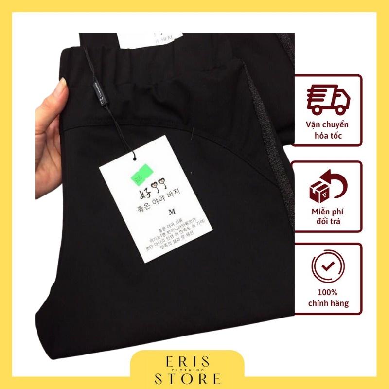 Quần legging nữ ERIS cạp cao form ôm dài mặc tôn dáng, tập gym