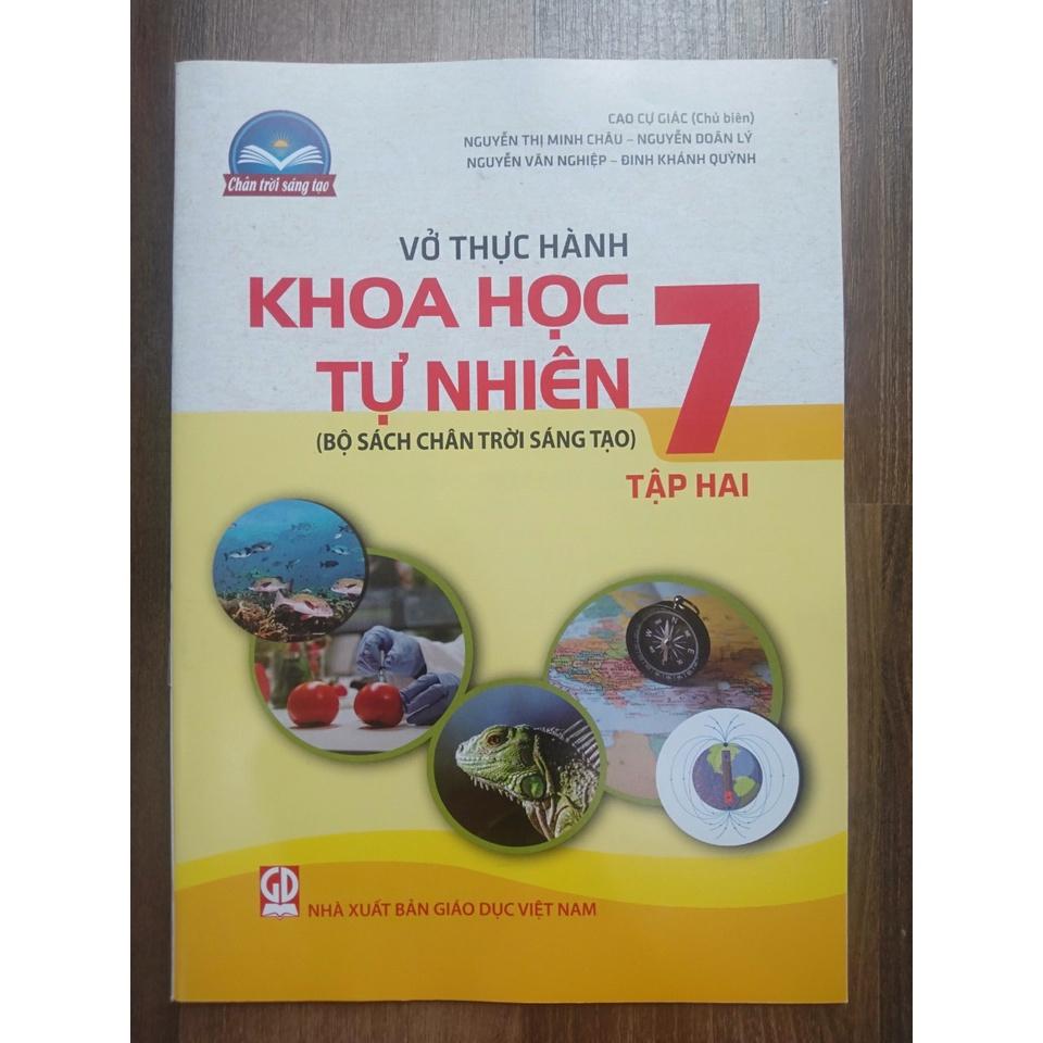 Sách - Combo Vở thực hành Khoa học tự nhiên 7 - Tập 1 + 2 (Bộ sách Chân trời sáng tạo)