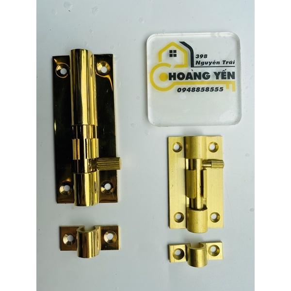 Chốt đồng cửa gỗ, chốt cửa sổ, ô thoáng bằng đồng 5cm & 7cm