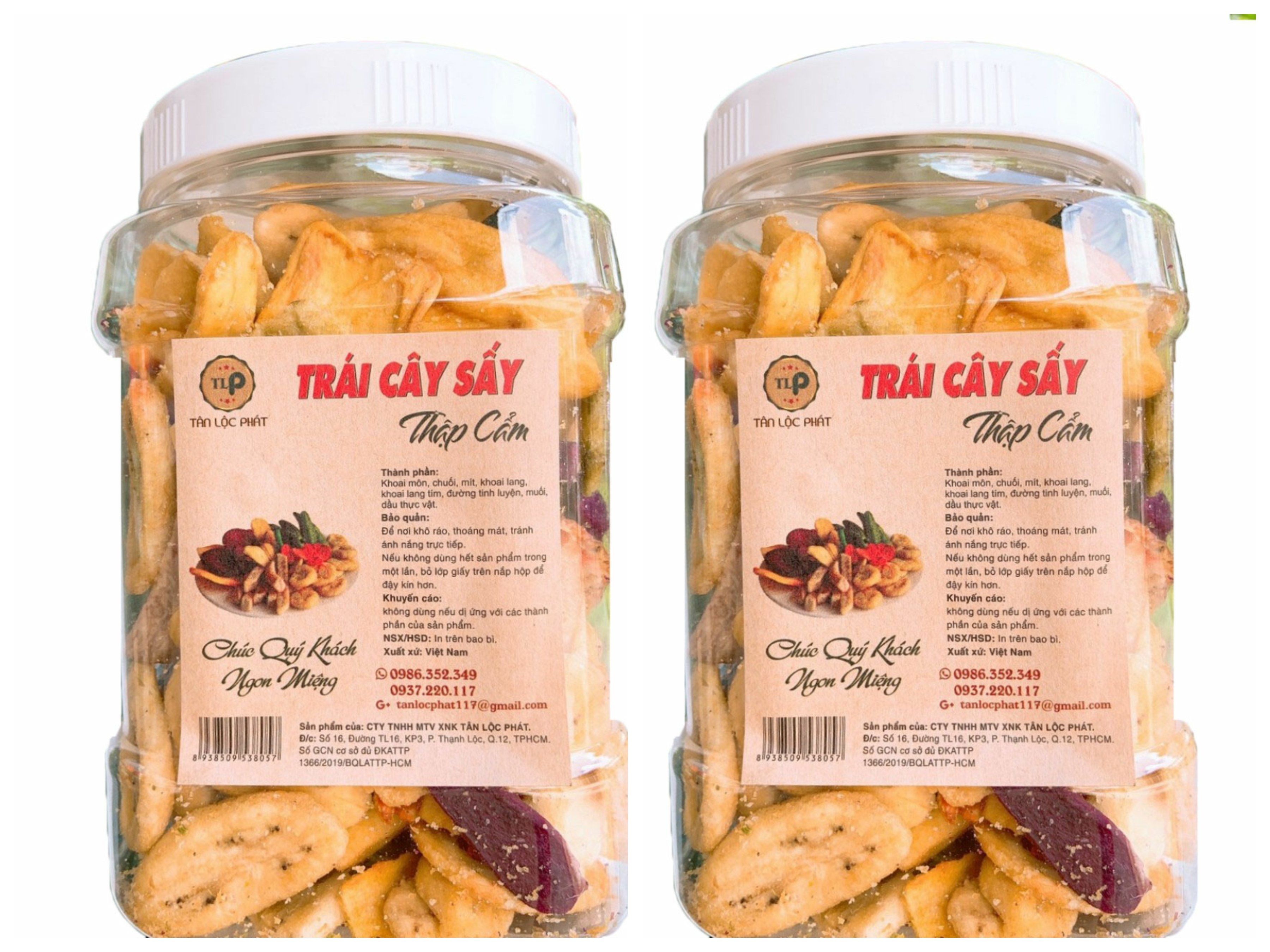 1KG TRÁI CÂY SẤY THẬP CẨM HÀNG LOẠI 1 NGUYÊN CÁNH GIÒN TAN TLP