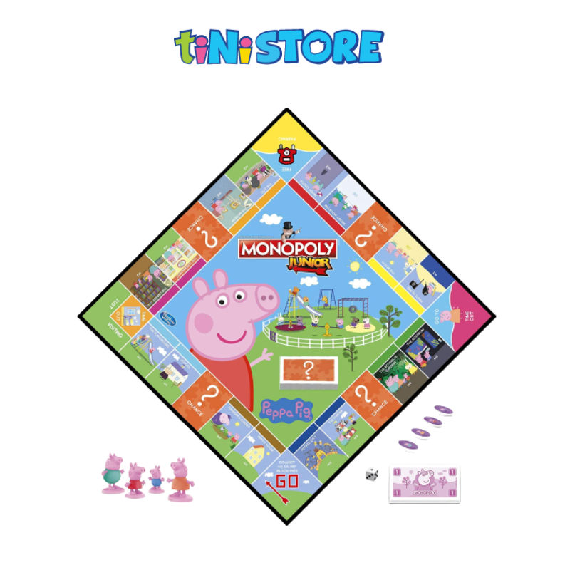 Bộ đồ chơi cờ tỷ phú hình Peppa Pig Monopoly