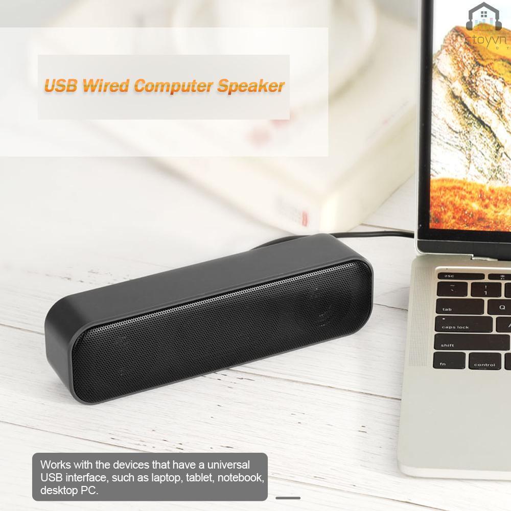 Loa âm thanh USB có dây cho TV máy tính để bàn/laptop